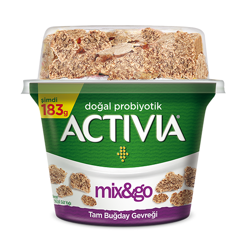 Activia Mix &Go Tam Buğday Gevreği Sade (183 g) Barkod Numarası