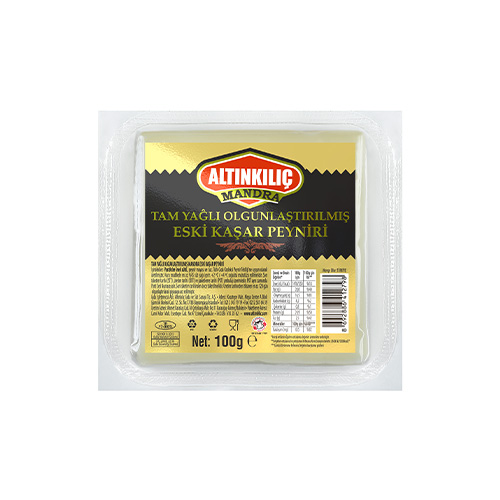 Altınkılıç Tam Yağlı Olgunlaştırılmış Eski Kaşar Peyniri (100 g) Barkod Numarası