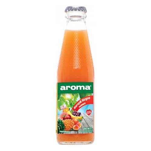Aroma Karışık Meyve Nektarı Cam (200 ml) Barkod Numarası