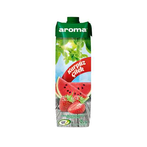 Aroma Karpuz Çilek Meyveli İçecek (1 L) Barkod Numarası