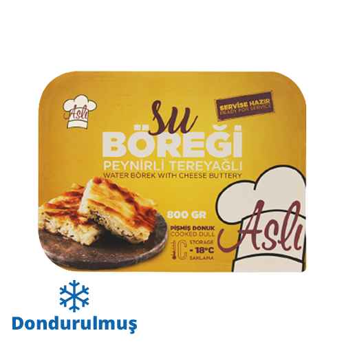 Aslı Börek Dondurulmuş Peynirli Su Böreği (800 g) Barkod Numarası