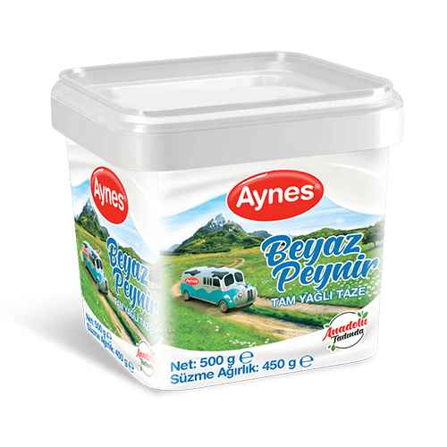 Aynes Tam Yağlı Beyaz Peynir (450 g) Barkod Numarası