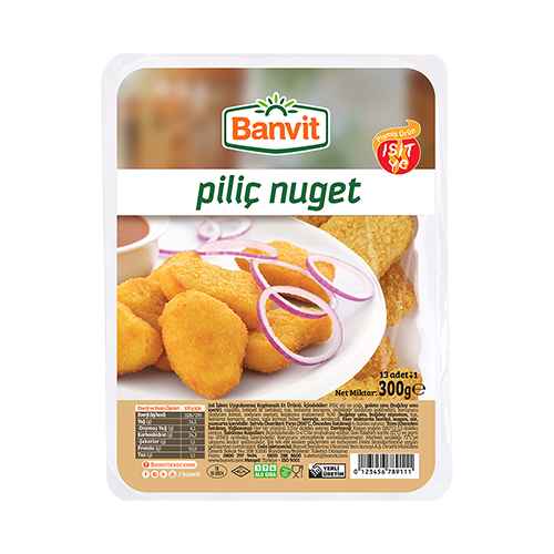 Banvit Piliç Nuget (300 g) Barkod Numarası