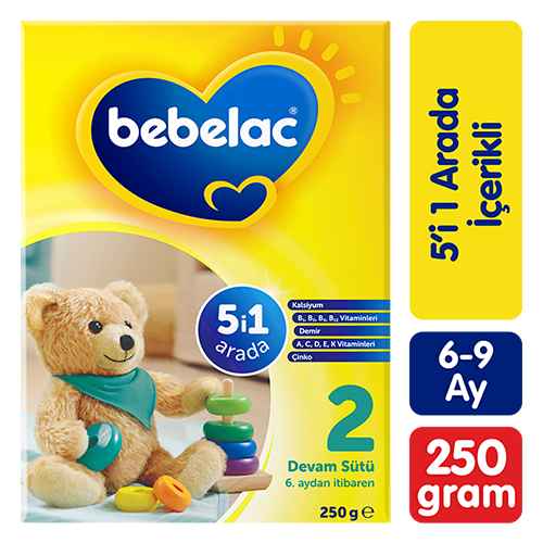 Bebelac 2 Devam Sütü 6-9 Ay (250 g) Barkod Numarası
