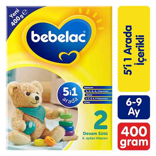 Bebelac 2 Devam Sütü 6-9 Ay (400 g) Barkod Numarası