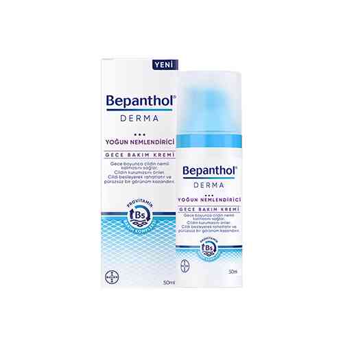Bepanthol Derma Yoğun Nemlendirici Gece Bakım Kremi (50 ml) Barkod Numarası