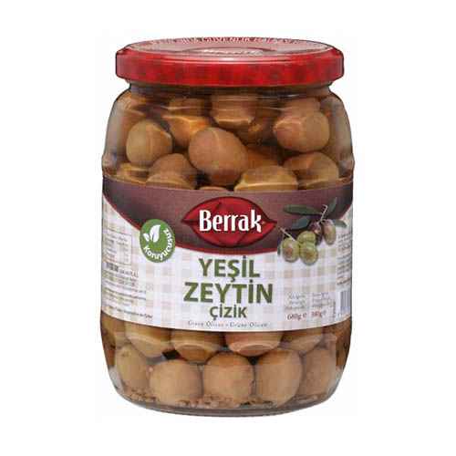 Berrak Yeşil Çizik Zeytin (720 ml) Barkod Numarası
