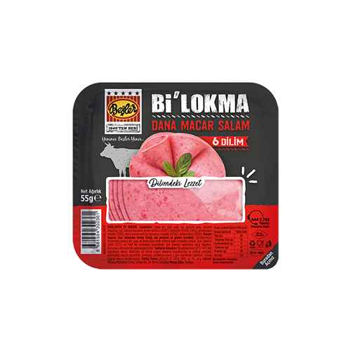 Beşler Bi' Lokma Macar Salam (55 g) Barkod Numarası