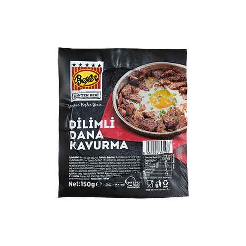 Beşler Dilimli Dana Kavurma Vakumlu (150 g) Barkod Numarası