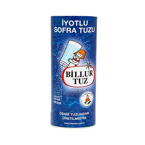 Billur Tuz Rafine İyotlu Sofra Tuzu Karton Tuzluk (125 g) Barkod Numarası
