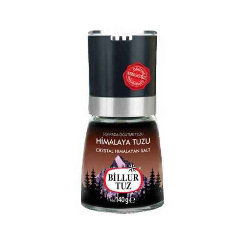 Billur Tuz Sofrada Öğütme Himalaya Tuzu Değirmen Cam Şişe (140 g) Barkod Numarası