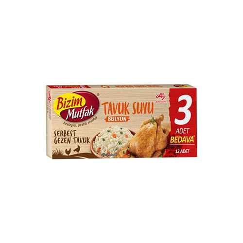 Bizim Mutfak Tavuk Bulyon (12 x 10 g) Barkod Numarası