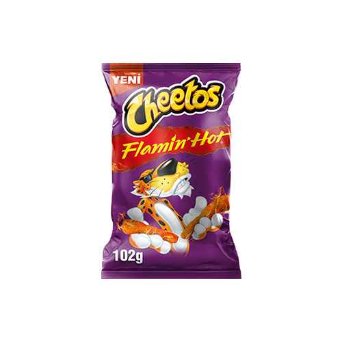Cheetos Flamin' Hot Acı Biberli ve Peynirli Mısır Çerezi (102 g) Barkod Numarası