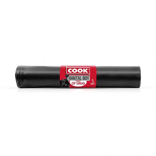Cook Ekstra Güçlü Hantal Boy Çöp Torbası (5'li - 100 x 150 cm) Barkod Numarası