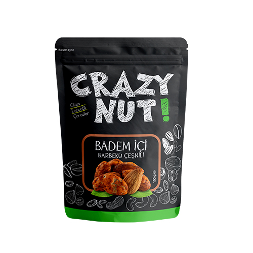 Crazy Nut Barbekü Çeşnili Badem İçi (150 g) Barkod Numarası