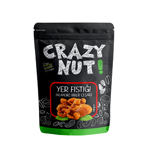 Crazy Nut Jalapeno Çeşnili Yer Fıstığı (150 g) Barkod Numarası