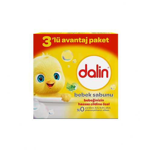 Dalin Bebek Sabunu (3 x 100 g) Barkod Numarası