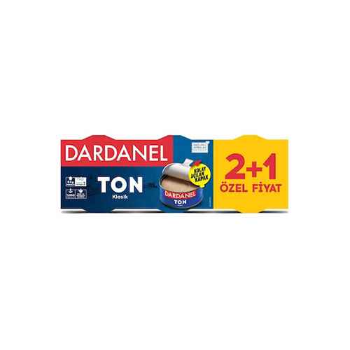 Dardanel Ayçiçek Yağlı Konserve Ton Balığı (3 x 140 g) Barkod Numarası