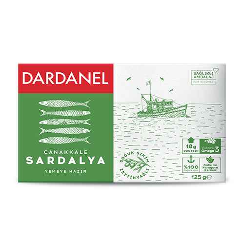 Dardanel Çanakkale Sardalya (125 g) Barkod Numarası
