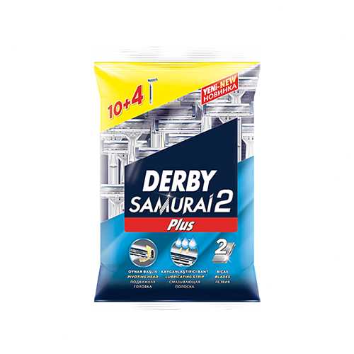 Derby Samurai 2 Plus Tıraş Bıçağı (10 + 4) Barkod Numarası