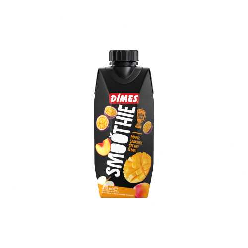 Dimes Smoothie Mango & Çarkıfelek & Şeftali & Elma (310 ml) Barkod Numarası