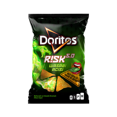 Doritos Risk 5.0 Wasabi Acısı Mısır Cipsi Süper Boy (107 g) Barkod Numarası