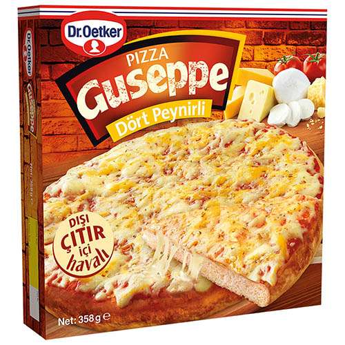 Dr. Oetker Guseppe 4 Peynirli Pizza (358 g) Barkod Numarası