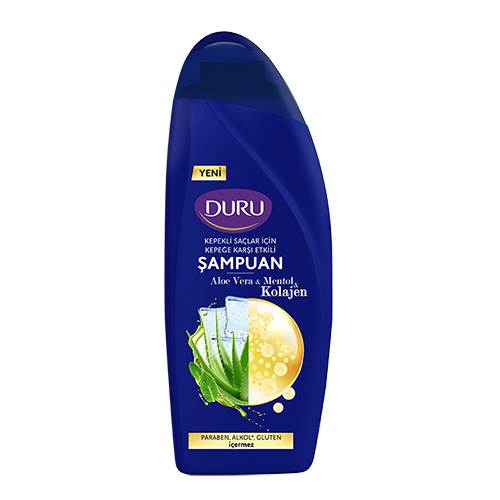 Duru Aloe Vera & Mentol & Kolajen Kepeğe Karşı Etkili Şampuan (500 ml) Barkod Numarası
