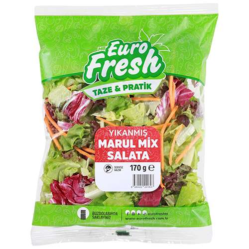 Eurofresh Yıkanmış Marul Mix Salata (170 g) Barkod Numarası