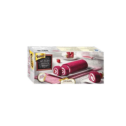 Feast Red Velvet Rulo Pasta (600 g) Barkod Numarası