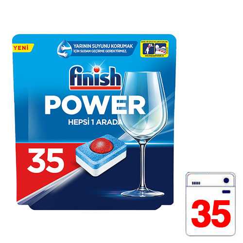 Finish Power Bulaşık Makinesi Deterjanı Tableti (35'li) Barkod Numarası