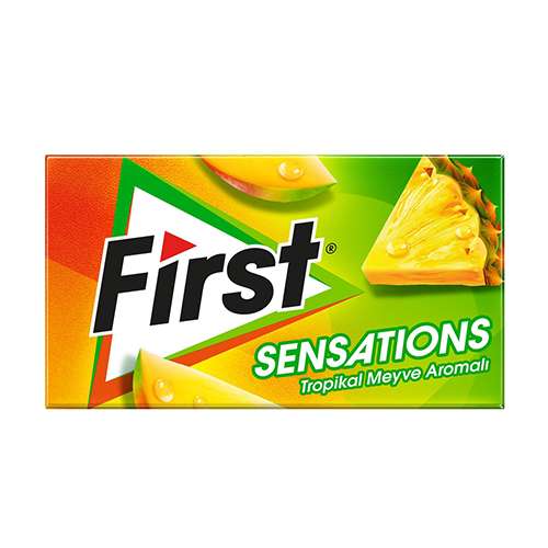 First Sensations Tropikal Meyve Aromalı Sakız (27 g) Barkod Numarası