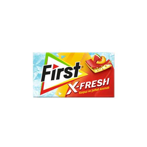 First X-Fresh Karpuz & Şeftali Aromalı Sakız (27 g) Barkod Numarası