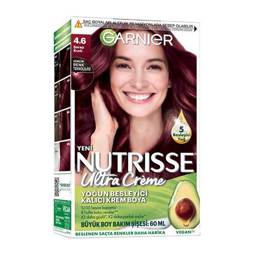 Garnier Nutrisse Ultra Creme 4.6 Şarap Kızılı Barkod Numarası