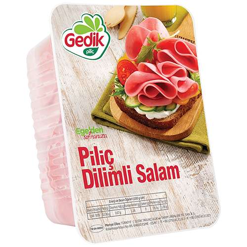 Gedik Piliç Dilimli Salam (1000 g) Barkod Numarası