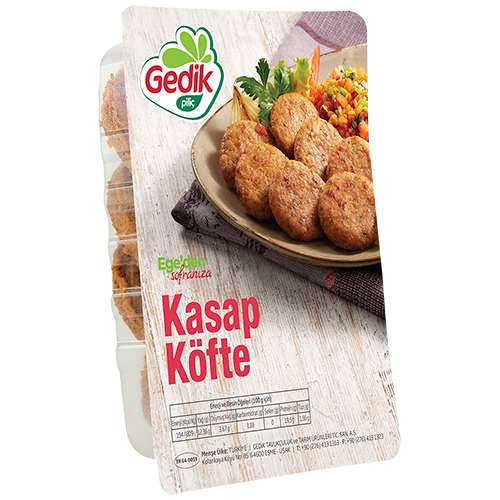 Gedik Tabaklı Pişmiş Piliç Kasap Köfte (240 g) Barkod Numarası