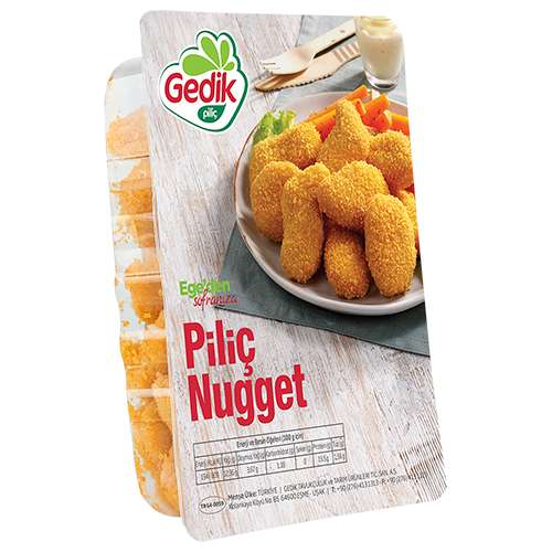 Gedik Tabaklı Pişmiş Piliç Nugget (260 g) Barkod Numarası