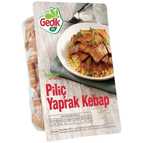 Gedik Tabaklı Pişmiş Piliç Yaprak Kebap (500 g) Barkod Numarası