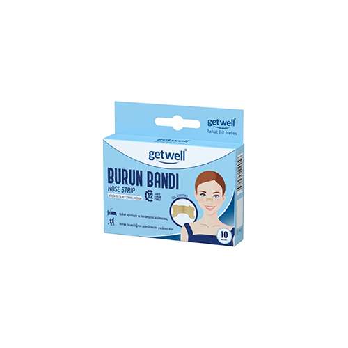 Getwell Burun Bandı Küçük & Orta Boy (10 Adet) Barkod Numarası