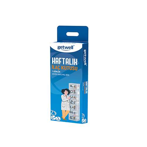 Getwell Haftalık İlaç Kutusu Barkod Numarası