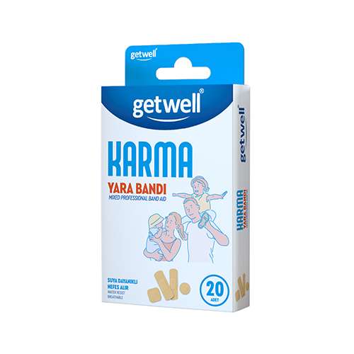 Getwell Karma Yara Bandı (20 Adet) Barkod Numarası