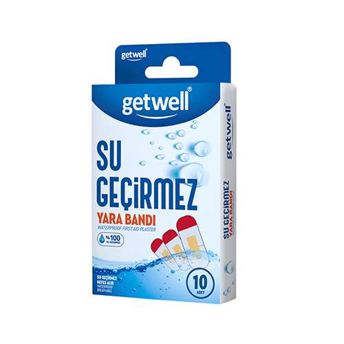 Getwell Su Geçirmez Yara Bandı (10 Adet) Barkod Numarası