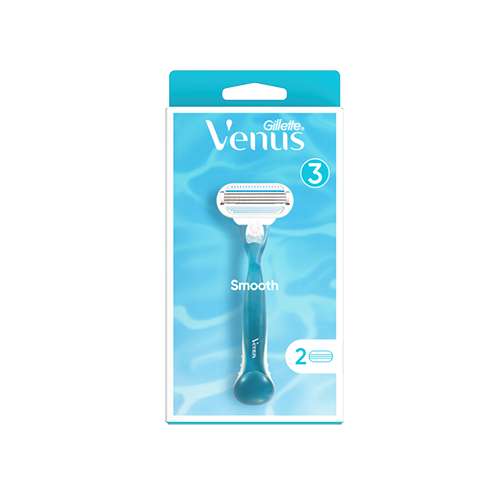 Gillette Venus Smooth Tıraş Makinesi + 2 Yedek Tıraş Bıçağı Barkod Numarası