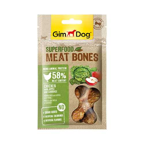 GimDog MeatBones Elmalı & Lahanalı & Tavuk (70 g) Barkod Numarası