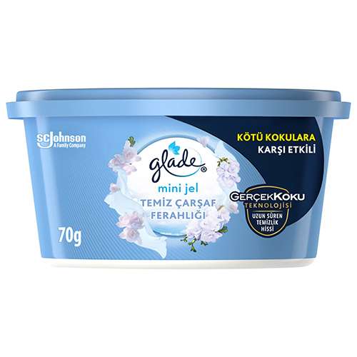 Glade Mini Jel Temiz Çarşaf Ferahlığı Oda Kokusu (70 g) Barkod Numarası