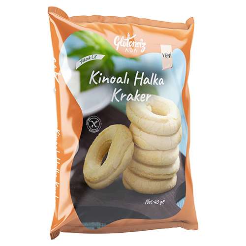 Glutensiz Ada Kinoalı Halka Kraker (40 g) Barkod Numarası