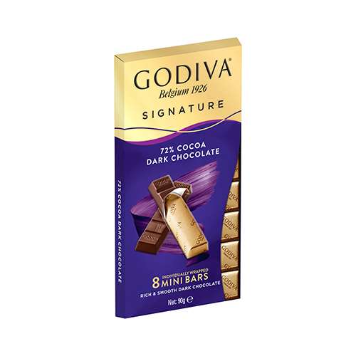 Godiva Signature %72 Kakao Bitter Mini Bar Çikolata (90 g) Barkod Numarası