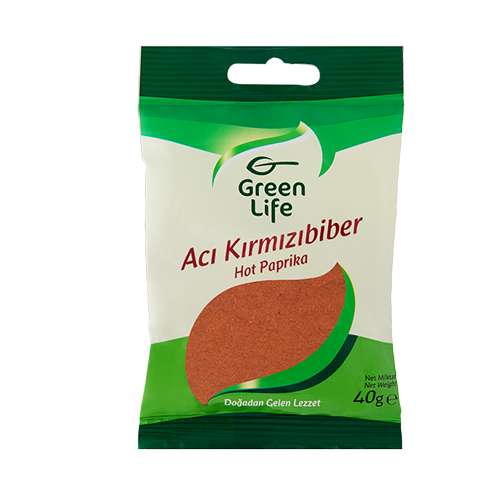 Green Life Acı Toz Kırmızı Biber (40 g) Barkod Numarası