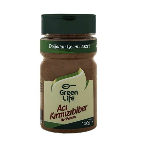 Green Life Acı Toz Kırmızı Biber Pet (100 g) Barkod Numarası