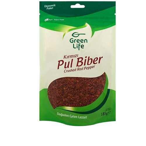 Green Life Kırmızı Pul Biber (185 g) Barkod Numarası